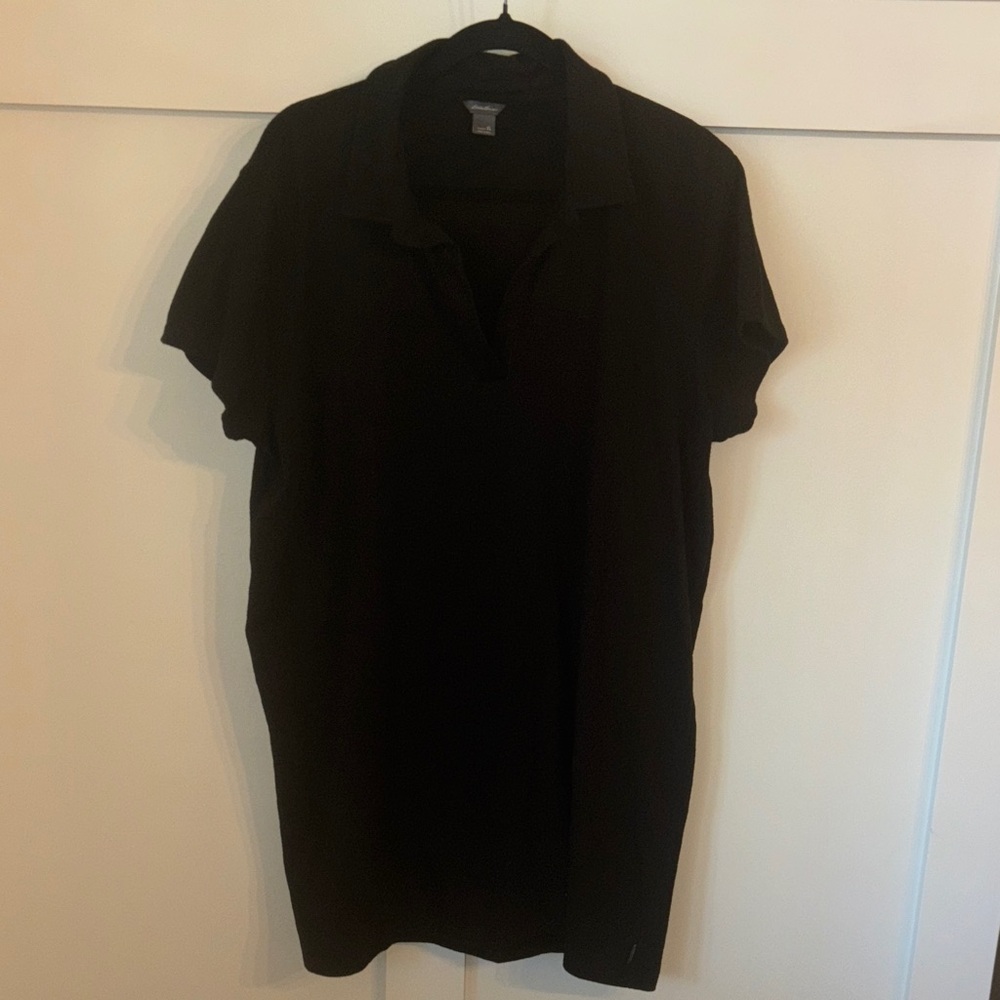 Eddie Bauer Black Polo Dress